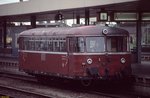 798 666 als N 5863 nach Mannheim-Friedrichsfeld im Hbf. Mannheim - 04.06.1990