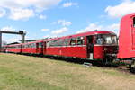 Vulkan Eifel Bahn Schienenbus am 16.06.18 in DB Museum Koblenz 