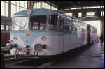 Bei einem Besuch im AW Bremen am 17.9.1998 konnte ich einen türkischen Schienenbus fotografieren; denn dort wurde u. a. der RM 3016 für die türkische Bahngesellschaft TCCD aus ehemaligem DB Bestand umgerüstet bzw. wieder aufgefrischt.