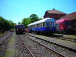 VT96, GDT und 270082 der OHE in Obernkirchen