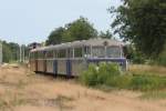 Treibzug mit 5 Wagen der WEMEG in Hagenow fotografiert am 07.07.08