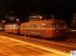 798 752-2 mit  Beiwagen 998 800-7 waren in der Nacht vom 11. auf den 12. November 2008 im Coburger Bahnhof abgestellt. Aufgenommen gegen 17.30 Uhr am 11. November 2008.  