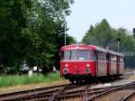 Triebwagen der  PEF  rattert in den frhen Morgenstunden als  Kaiserstadt-Express  seinem Ziel Bad Ischl entgegen; 090521