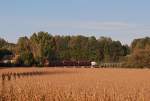 Anllich der Jubilumsveranstaltung  35 Jahre GEG  war am 04.10.2009 eine historische Triebwagengarnitur 798/998 der Passauer Eisenbahnfreunde in Ampflwang zu Gast. Hier zu sehen im letzten Abendlicht bei der Rckfahrt kurz vor Timelkam.