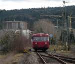 796 625 pendelte whrend der Rottweiler Dampfloktagen zwischen dem Bahnhof und dem BW (28.
