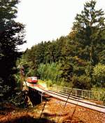 Alte (vorne) und neue Straenbrcke im Kpperner Tal, 1.