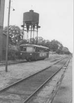 Am 29.9.1974 trifft der letzte Zug 450 in Wakendorf-Gtzberg ein. In Wakendorf befand sich das zweite Bahnbetriebswerk der EBO.