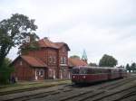 VT98 bei einer Sonderfahrt, am 03. Oktober 2009 im Bahnhof Obernkirchen