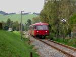 95 80 0996 701-8 D-PRESS mit 95 80 0796 703-0 D-PRESS ist unterwegs von Schwarzenberg nach Markersbach zum Brckenfest. Hier in Raschau, am 02.10.10.