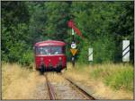 Ein Nachschu auf den Schienenbus der ZLSM der gerade aus Vetschau zurckkehrt.
Zum 25.Jhrigen Jubilum gab es viele Sonderfahrten mit Diesel und Dampfzgen.
Aufnahme unweit von Simpelveld (NL) am 14.07.2013.