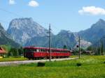 DB 798 776-1 der Passauer Eisenbahnfreunde e. V. als SZ - 2013-05-09 nach Bhf Ebensee, eine willkommene Abwechslung.