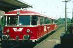 EVB-VS 116 und VT 168 in Osterholz-Scharmbeck, 18.6.2000.