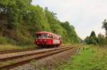 798 304-4 der Wisentatalbahn fuhr am 13.09.15 von Schleiz nach Gera zu den verkehrshistorischen Tagen. Hier zu sehen in Kürbitz.