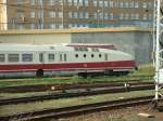 Museums-Triebzug VT 18 der Deutschen Reichsbahn am 19.05.2002 in Berlin-Lichtenberg.