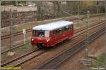 Am Nachmittag des 13.04.08 kehrt die Ferkeltaxe 171 056 des gleichnamigen Traditionsvereins mit Eisenbahnfreunden der IG Preßnitztalbahn von einer Sonderfahrt nach Thüringen zurück.