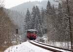 772 141 fährt noch planmäßig zwischen Rottenbach-Katzhütte und zurück.