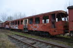 VT 4.12.02 / DR 173 002 die Unfallfront mit 5 Fenstern bei der Dessau-Wörlitzer Museumsbahn in Dessau 18.02.2018