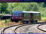 Sonderfahrt Chemnitz - Freiberg - Nossen mit 171 056-5. Hier bei der Ankunft Nossen unter der Straenbrcke. Foto: 15.07.2007