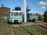 Bahnbetriebswerk Stendal 25.08.2003 (772 367-9 + 772 339-8)
