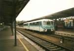 Der Grlitzer Ferkeltaxe 772 405 nach seiner Ankunft im September 2001 in Zittau.