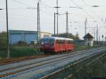 Bereits um 19:40 Uhr verlt der letzte Zug Bergen/Rgen nach Putbus.Am 26.April 2011 waren es 172 001/601 die Bergen nach Putbus verlieen und die Nacht in Putbus verbrachten.