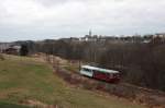 972 771+772 155 als DPE24584 in Schleiz am 03.12.2011.