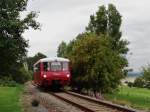 Am 25.08.13 fuhr das Ferkel (171 056-5) wieder von Adorf nach Muldenberg und zurck.