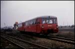 172752 als P 6275 nach Güsten passiert am 21.3.1992 das BW Staßfurt.