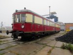 VT 137 am 10.11.2011 im Eisenbahn und Technikmuseum Schwerin 