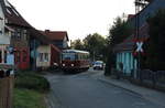 Die Straßenbahn von Wernigerode.