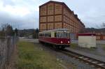 187 011-2 kurz nach überqueren des bahnüberganges beim Haltepunkt Nordhausen-Altentor 12.03.2016