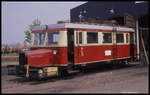 T 41 (Schweineschnäuzchen) der ersten Museums Eisenbahn Deutschlands in Bruchhausen - Vilsen am 22.4.1990.