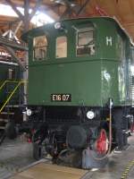 E16 07, ein Vorreiter der E-Lok-Produktion in Deutschland.