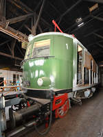 Die Elektrolokomotive E 18 24 befindet sich momentan in der Aufarbeitung.