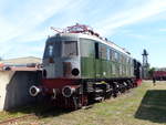 TEV E 18 24 am 01.08.2020 beim Sommerfest im Eisenbahnmuseum Weimar.