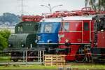 E71 19, 118 003-3, E19 12, im DB Museum Koblenz, Juni 2024.