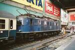 München Hauptbahnhof, E-Lok der DB-Baureihe 118 (Datum unbekannt, 1984?)