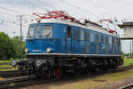 Am 30.05.2026 war die Parade beim Jubil�umsfest im DB Museum Koblenz. 118 003  nahm teil und rollt am Publikum vorbei.