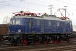 Die E18 047 bei der Lokparade im DB Museum Koblenz-Ltzel am 03.04.2010
