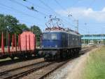 E18 047,am 30.Juni 2012,beim Lokumlauf in Bergen/Rgen.
