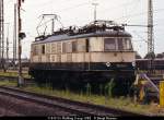 118 013 in Plattling 03.08.1983