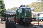 E18 31 auf der Drehscheibe in Bochum Dahlhausen. 20.9.08