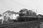 Juni 1973 - Prien am Chiemsee - 118 014 im Güterzugdienst