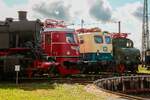 DB 82 008, E19 12, DB 140 423-5 & E71 19 im DB Museum Koblenz, September 2025.