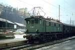 144 509-7 im Dezember 1977 im Bahnhof Berchtesgaden.