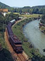 Die gleiche Stelle bei Eisenrzt von einem Wanderweg aus gesehen (Sommer 1981).