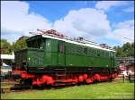 Die Dessauer Museumslok E44 044 hat am 27.05.07 im Dessauer AW eine neue Abnahme erhalten und glnzt nun auf dem Bw-Fest in Lutherstadt Wittenberg, 18.08.07.