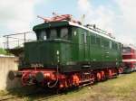 244 143 prsentiert sich am 24.05.08 beim Weimarer Eisenbahnfest.