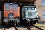 EP5 (E52 34)und 144 119-5 in Lichtenfels am 07.09.2013. (Besuchertage im Depot Lichtenfels des DB Museums)