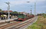 244 044 mit Fotogterzug am 06.10.2012 in Altenburg